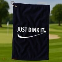 Just Dink It Pickleball Golf Towel thumb 1