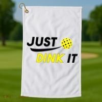 Just Dink It Pickleball Golf Towel thumb 1