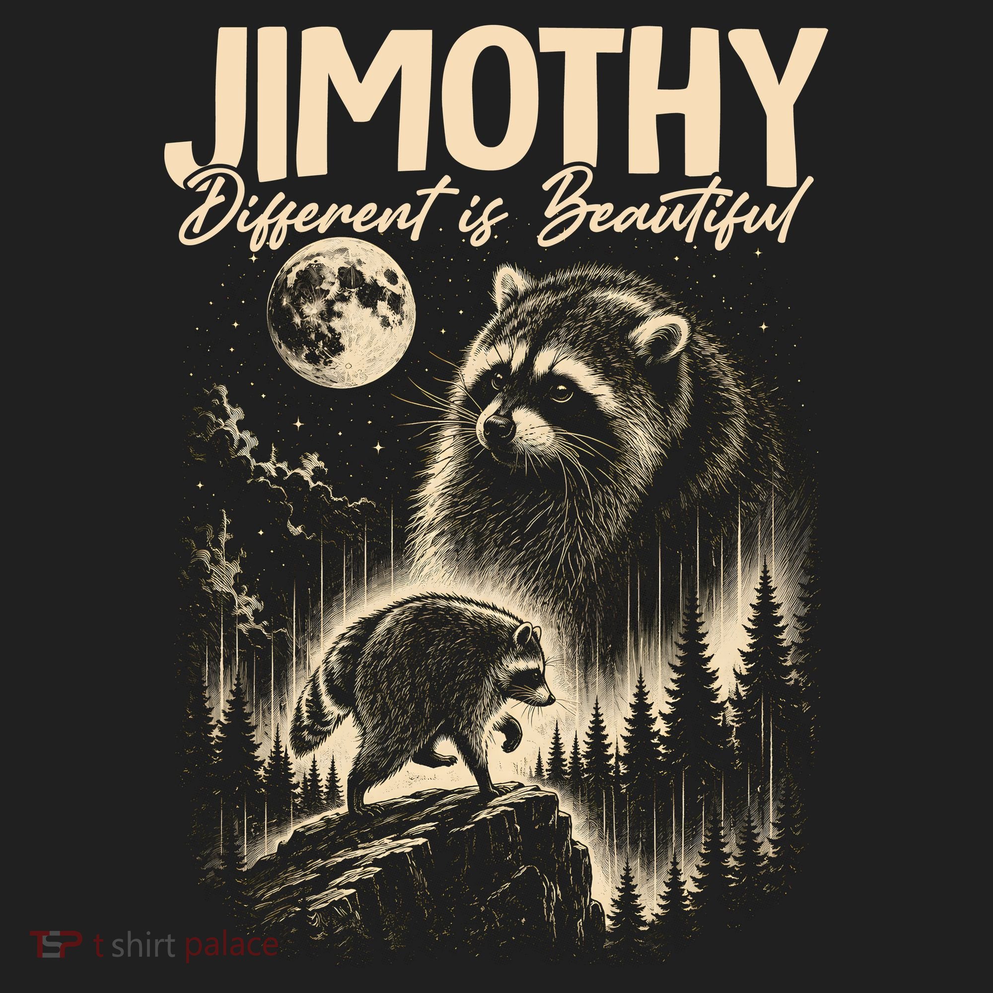 Jimothy Different Is Beautiful Raccoon Beanie