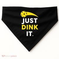 Just Dink It Funny Pickleball USA-Made Doggie Bandana thumb 0