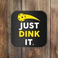 Just Dink It Funny Pickleball Coaster thumb 0