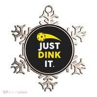Just Dink It Funny Pickleball Ornament thumb 0