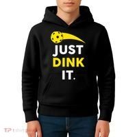 Just Dink It Funny Pickleball Kids Hoodie thumb 4