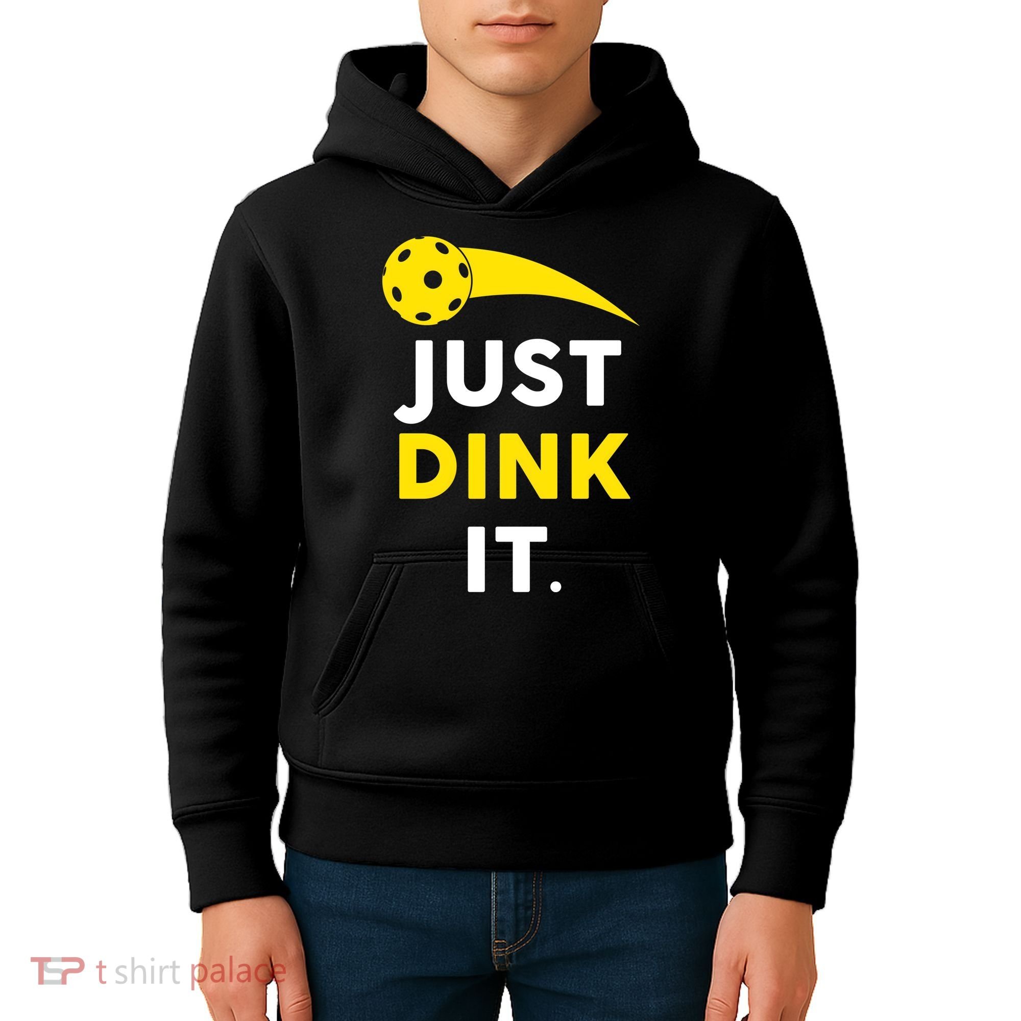 Just Dink It Funny Pickleball Kids Hoodie