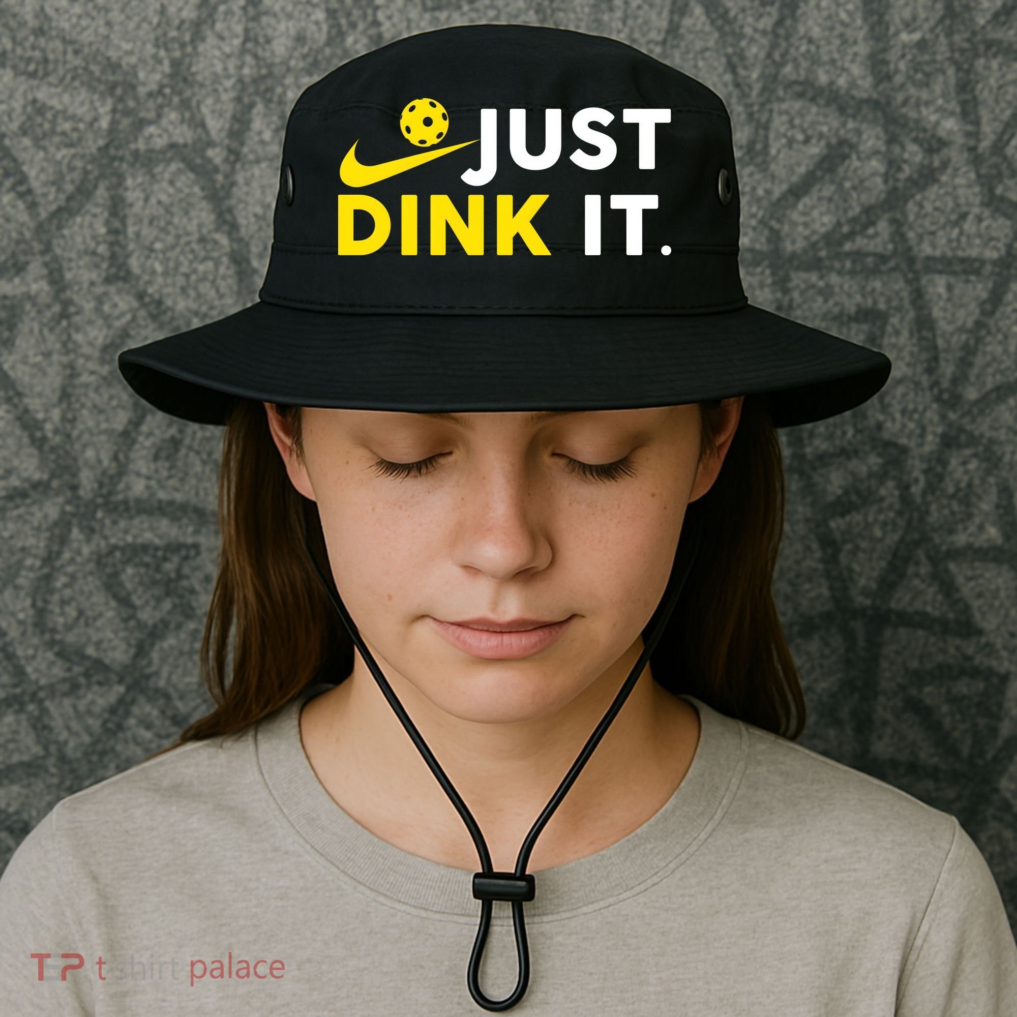 Just Dink It Funny Pickleball Play Pickle Ball Bucket Hat