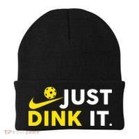 Just Dink It Funny Pickleball Play Pickle Ball Beanie thumb 0