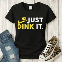 Just Dink It Funny Pickleball Play Pickle Ball Women's T-Shirt thumb 3