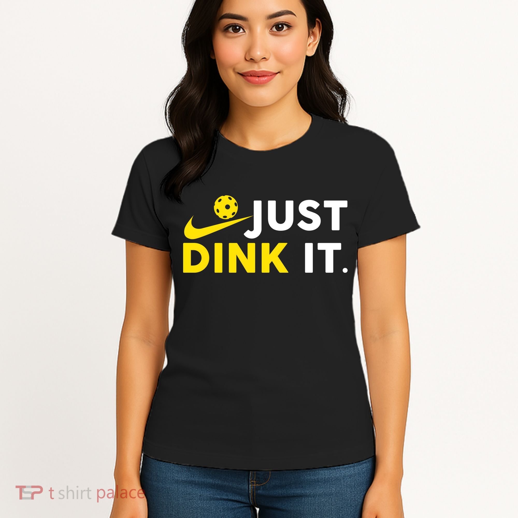 Just Dink It Funny Pickleball Play Pickle Ball Women's T-Shirt