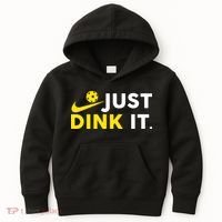 Just Dink It Funny Pickleball Play Pickle Ball Kids Hoodie thumb 0