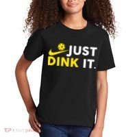 Just Dink It Funny Pickleball Play Pickle Ball Kids T-Shirt thumb 2