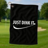 Just Dink It Pickleball Golf Towel thumb 1