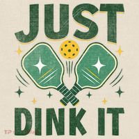 Just Dink It Pickleball Kids T-Shirt thumb 2