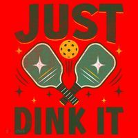 Just Dink It Pickleball Santa Hat thumb 1
