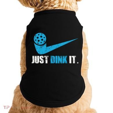 Just Dink It Pickleball Player Fan Gift Doggie Tank