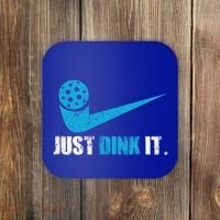 Just Dink It Pickleball Player Fan Gift Coaster thumb 0