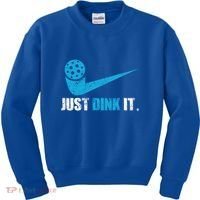 Just Dink It Pickleball Player Fan Gift Kids Sweatshirt thumb 0