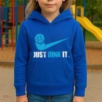 Just Dink It Pickleball Player Fan Gift Kids Hoodie thumb 3