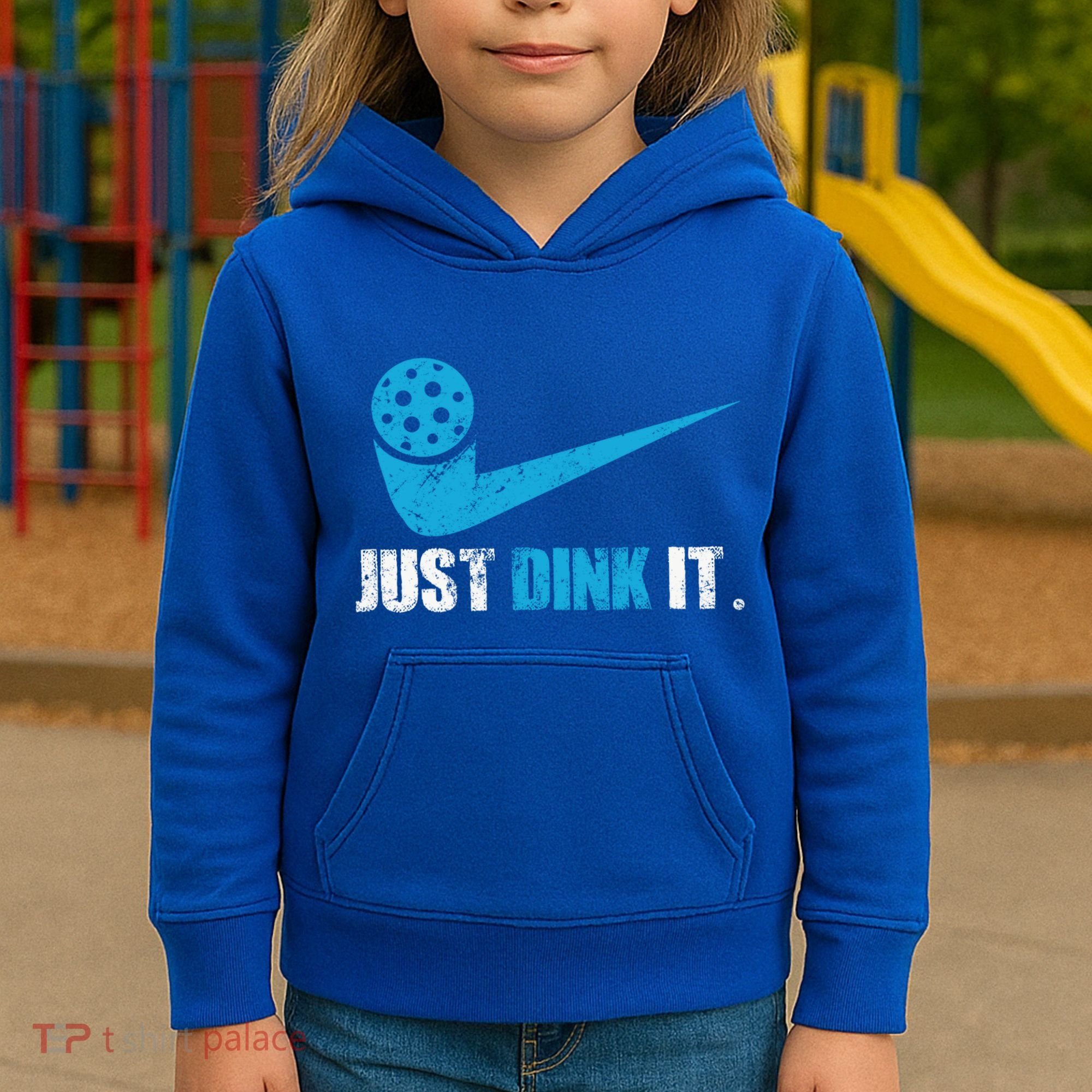 Just Dink It Pickleball Player Fan Gift Kids Hoodie