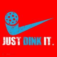 Just Dink It Pickleball Player Fan Gift Santa Hat thumb 1
