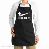 Jesus Did It Cross Apron thumb 2