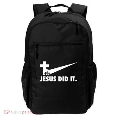 Jesus Did It Cross Backpack