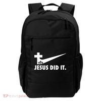 Jesus Did It Cross Backpack thumb 0