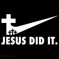 Jesus Did It Cross Bucket Hat thumb 4