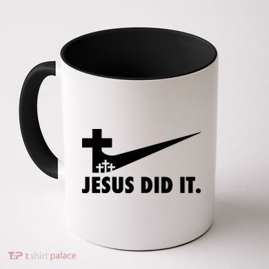 Jesus Did It Cross Coffee Mug