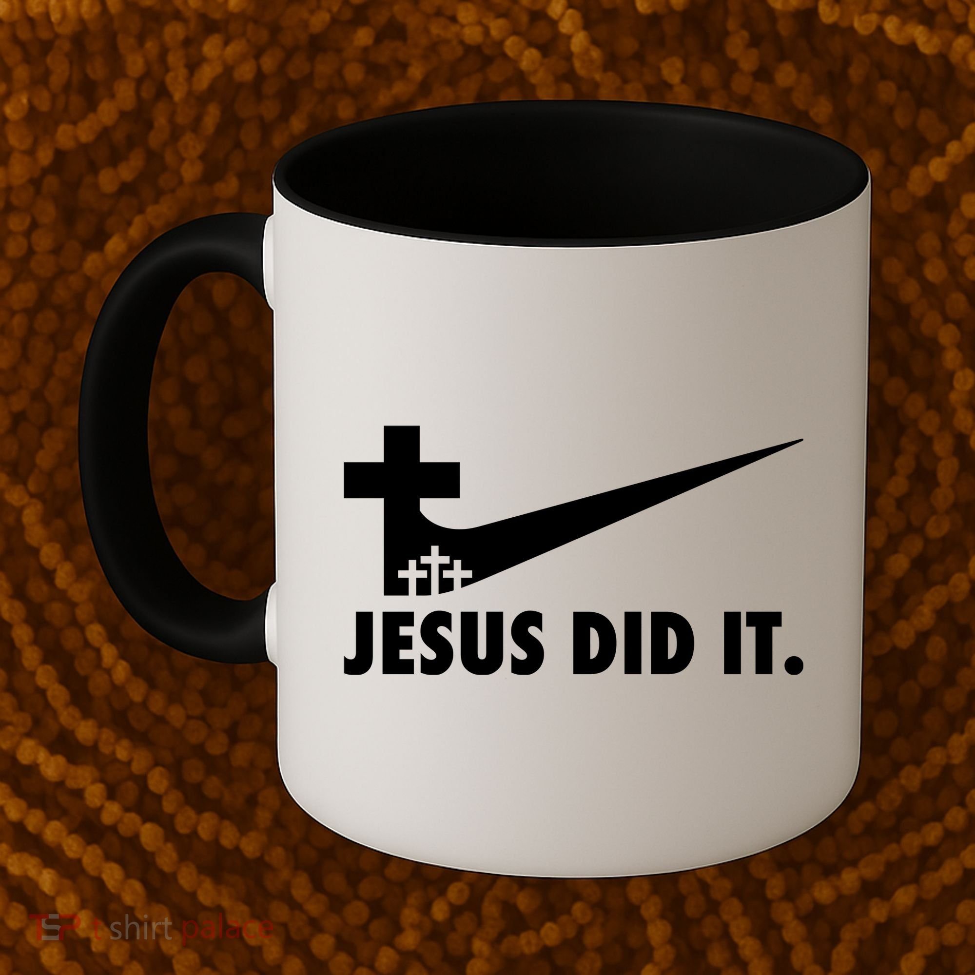 Jesus Did It Cross Coffee Mug