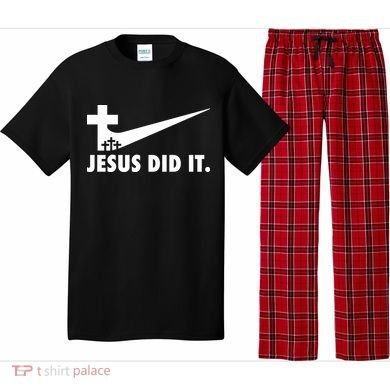Jesus Did It Cross Pajama Set
