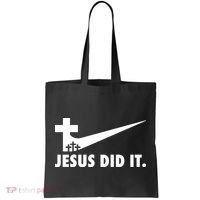 Jesus Did It Cross Tote Bag thumb 0