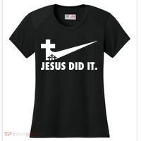 Jesus Did It Cross Women's Cooling Performance Crew T-Shirt thumb 0
