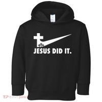 Jesus Did It Cross Toddler Hoodie thumb 0