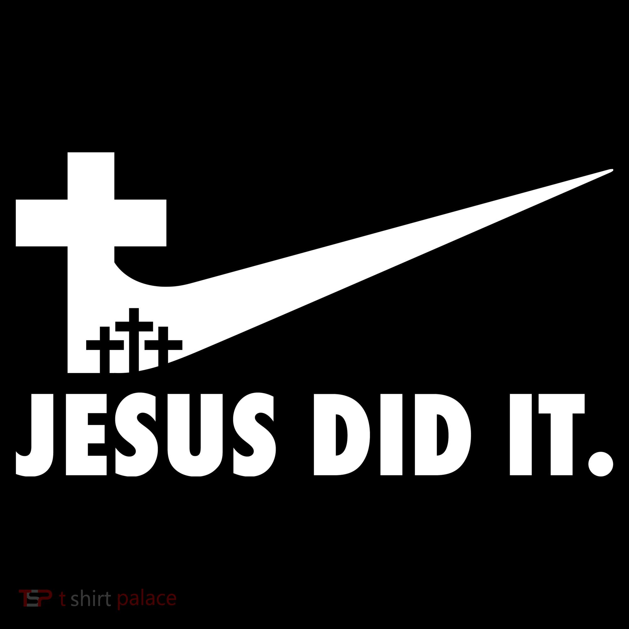 Jesus Did It Cross Toddler T-Shirt