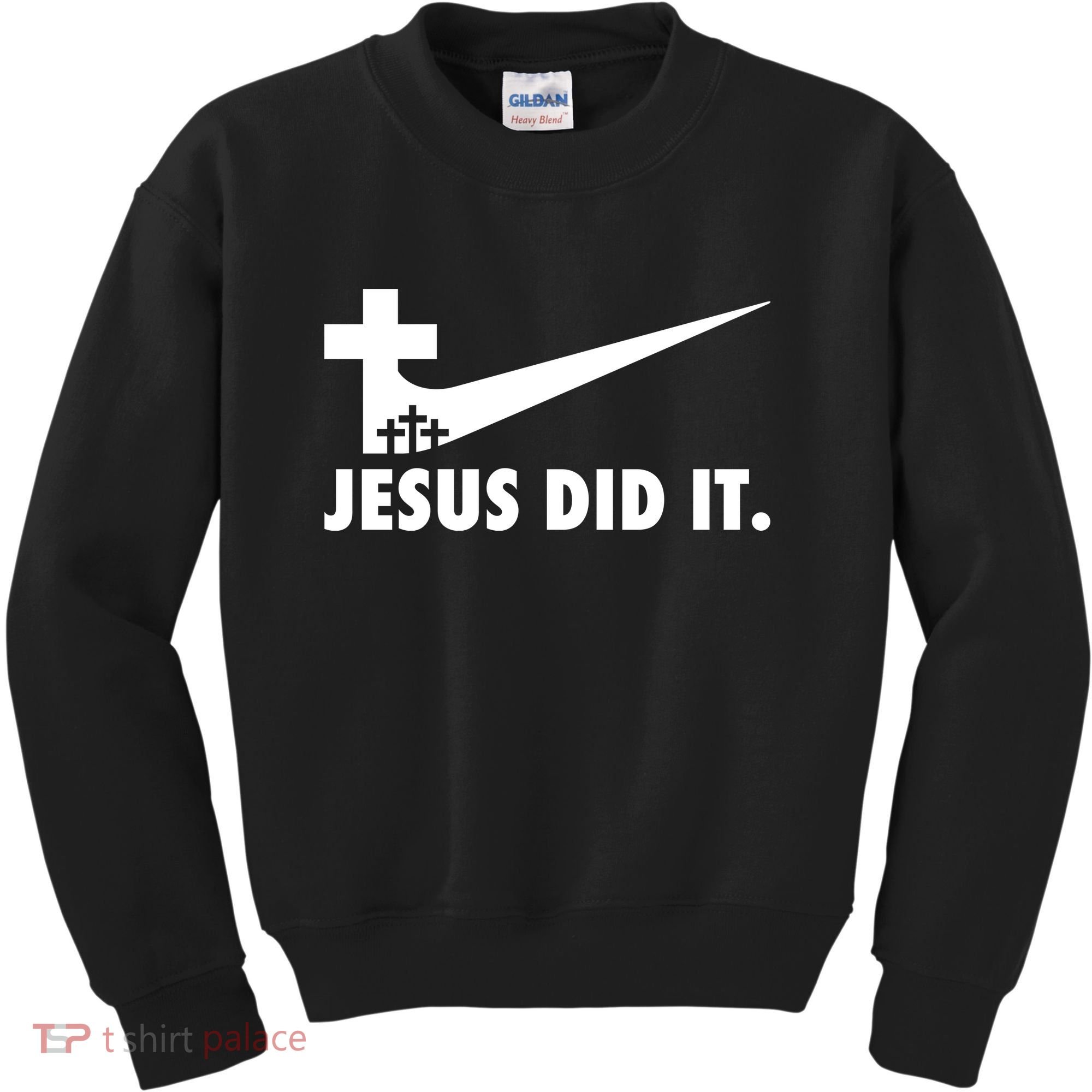 Jesus Did It Cross Kids Sweatshirt