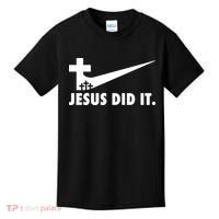Jesus Did It Cross Kids T-Shirt thumb 0