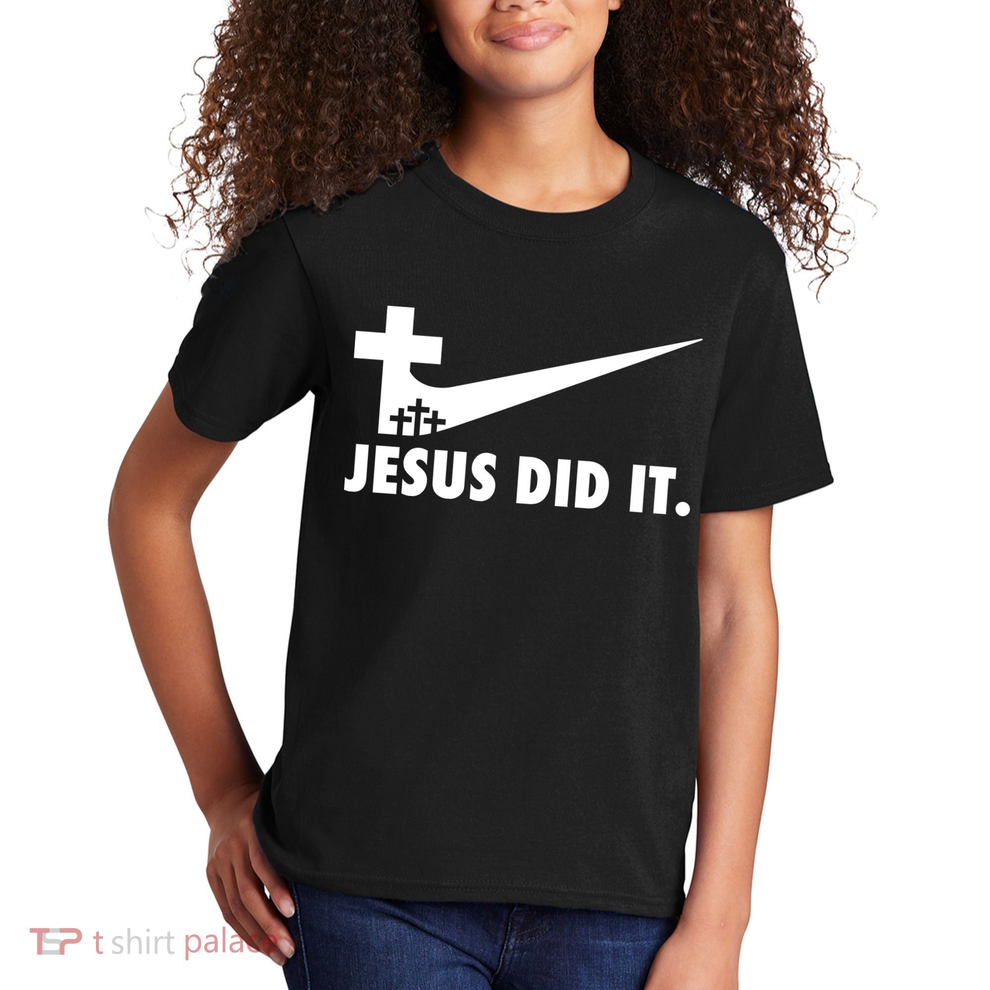 Jesus Did It Cross Kids T-Shirt