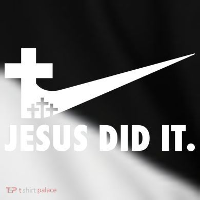 Jesus Did It Cross Toddler Fine Jersey T-Shirt
