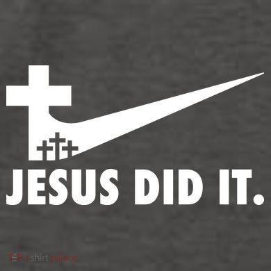 Jesus Did It Cross Vector Backpack