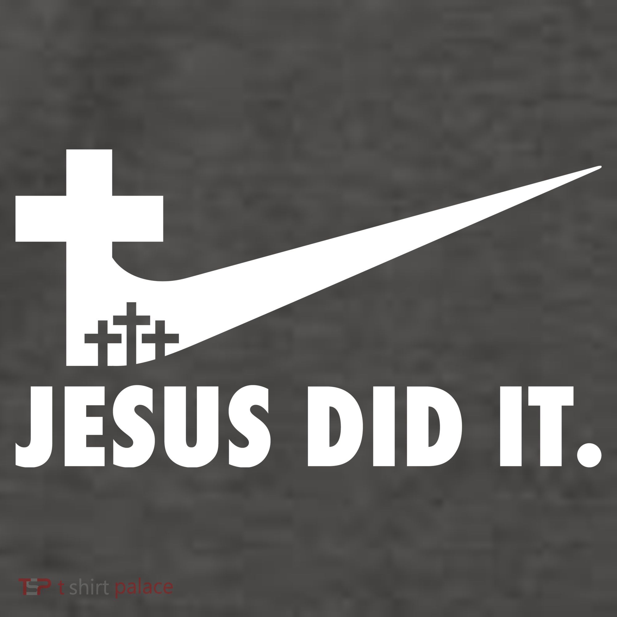 Jesus Did It Cross Vector Backpack