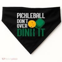 Just Dink It Pickleball Player Fan Gift USA-Made Doggie Bandana thumb 0