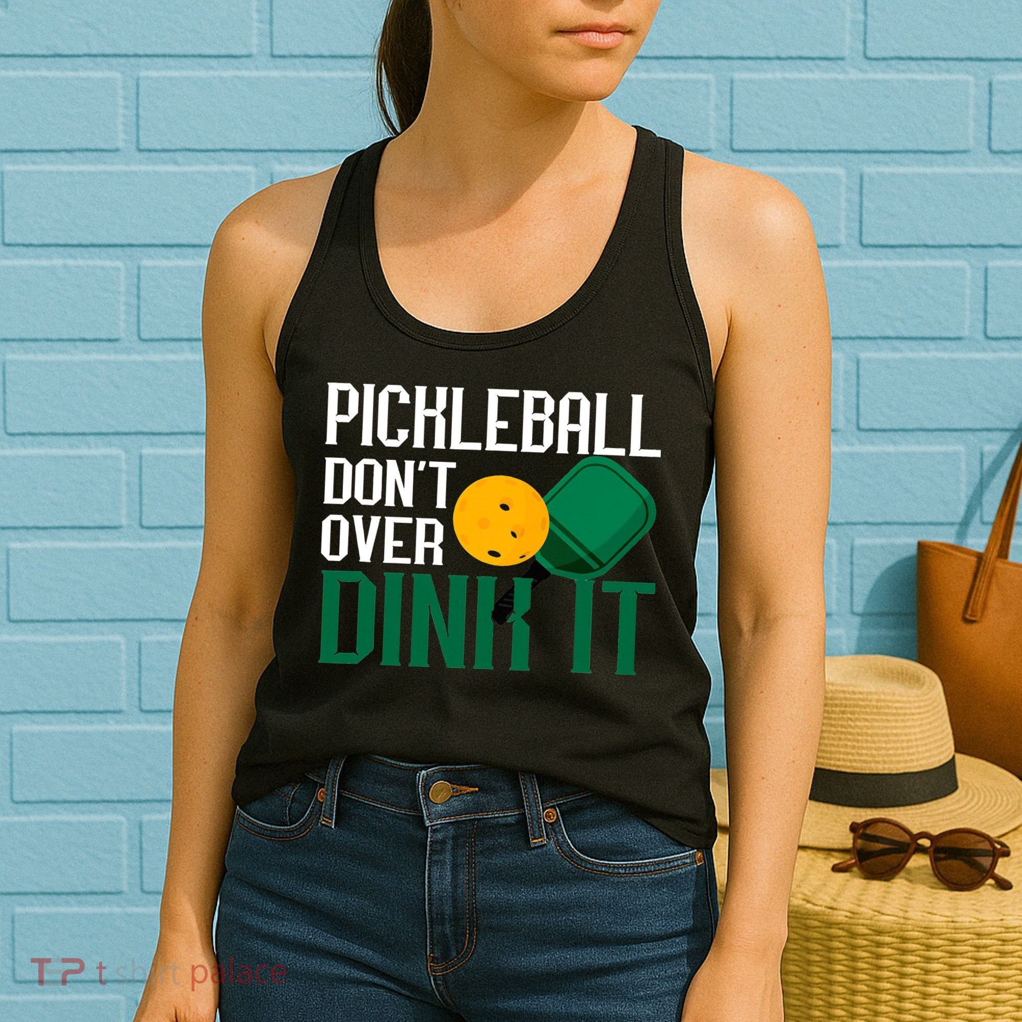 Just Dink It Pickleball Player Fan Gift Women's Tank Top