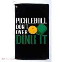Just Dink It Pickleball Player Fan Gift Golf Towel thumb 0