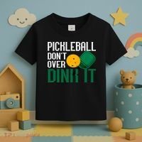Just Dink It Pickleball Player Fan Gift Toddler T-Shirt thumb 3