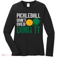 Just Dink It Pickleball Player Fan Gift Women's Long Sleeve Shirt thumb 0