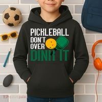 Just Dink It Pickleball Player Fan Gift Kids Hoodie thumb 2