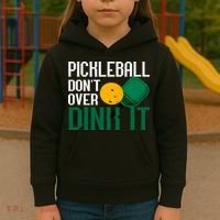 Just Dink It Pickleball Player Fan Gift Kids Hoodie thumb 3
