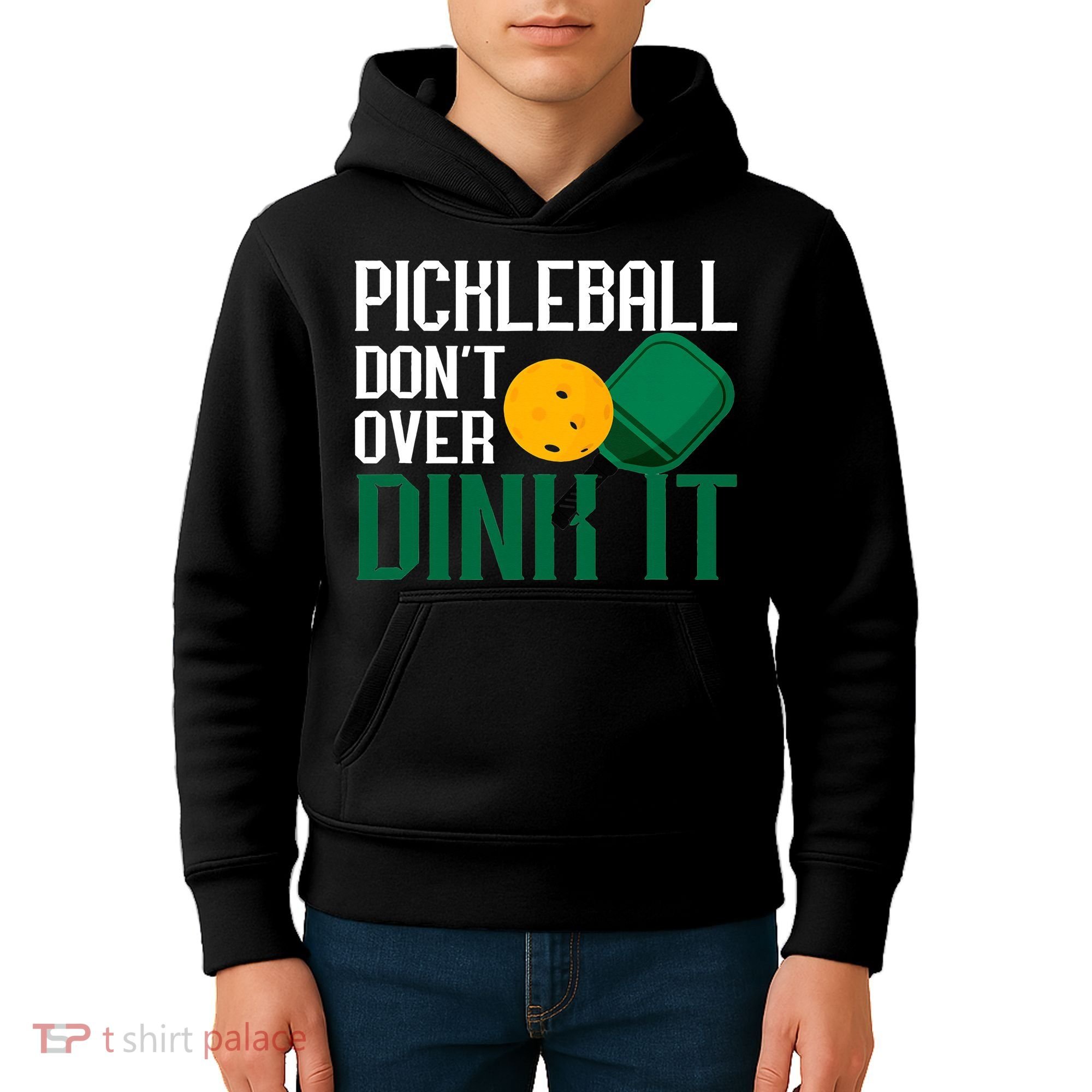 Just Dink It Pickleball Player Fan Gift Kids Hoodie