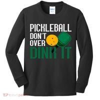 Just Dink It Pickleball Player Fan Gift Kids Long Sleeve Shirt thumb 0