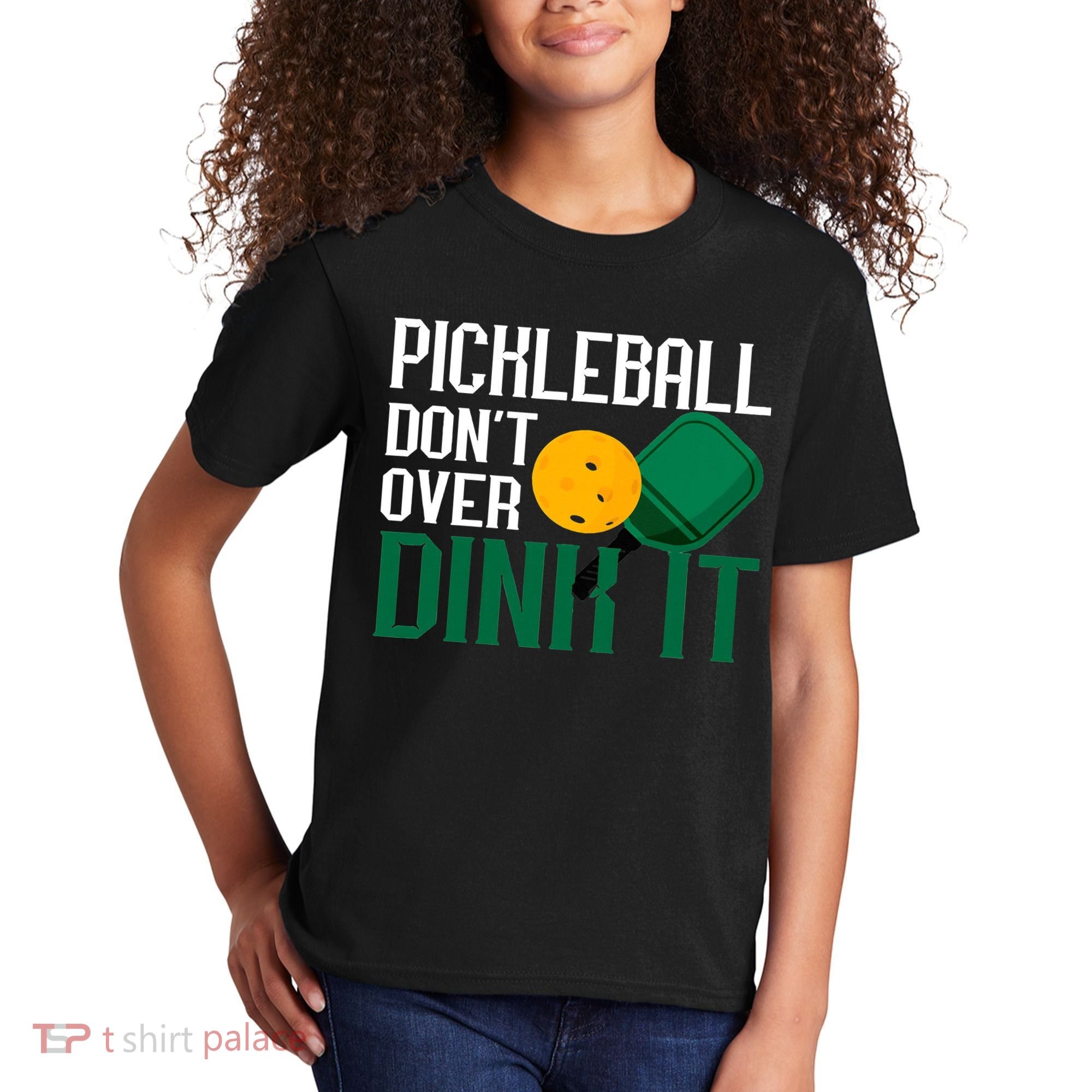 Just Dink It Pickleball Player Fan Gift Kids T-Shirt